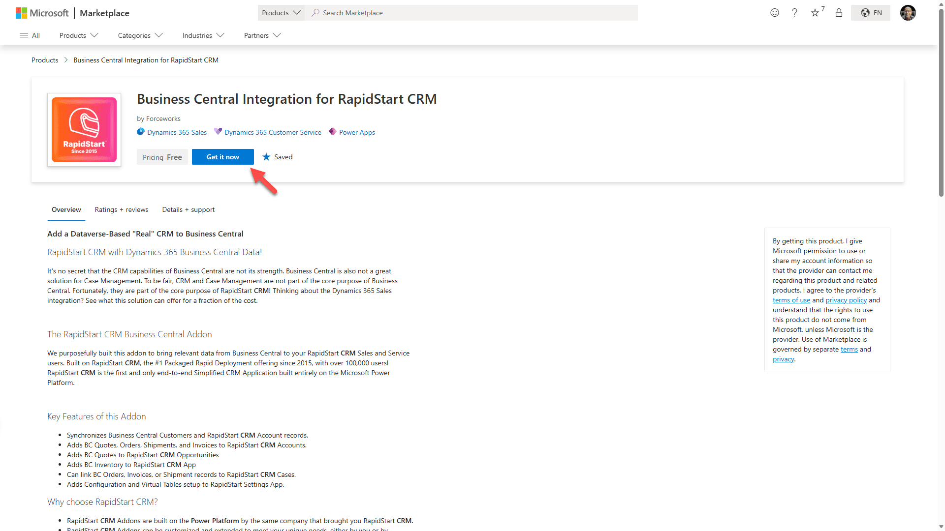 AppSource - Få det nu for Business Central Addon