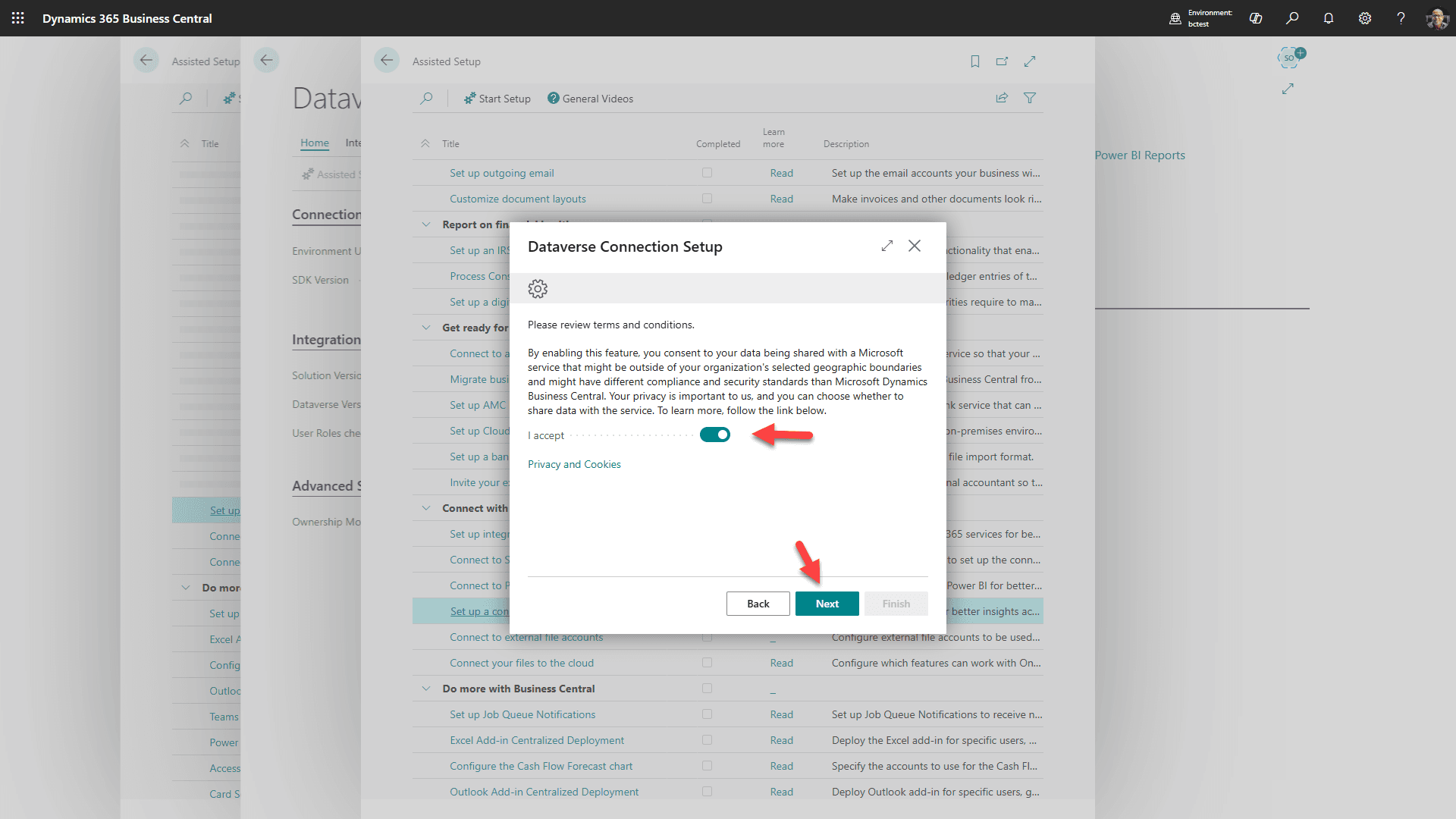 Voorwaarden accepteren