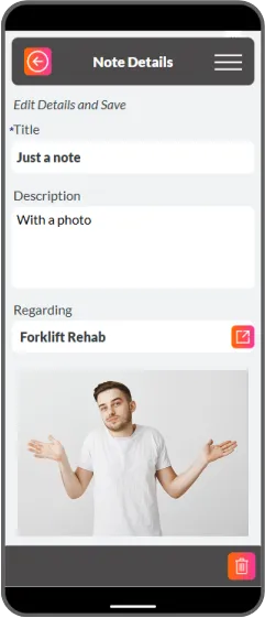 Mobile app — Activities