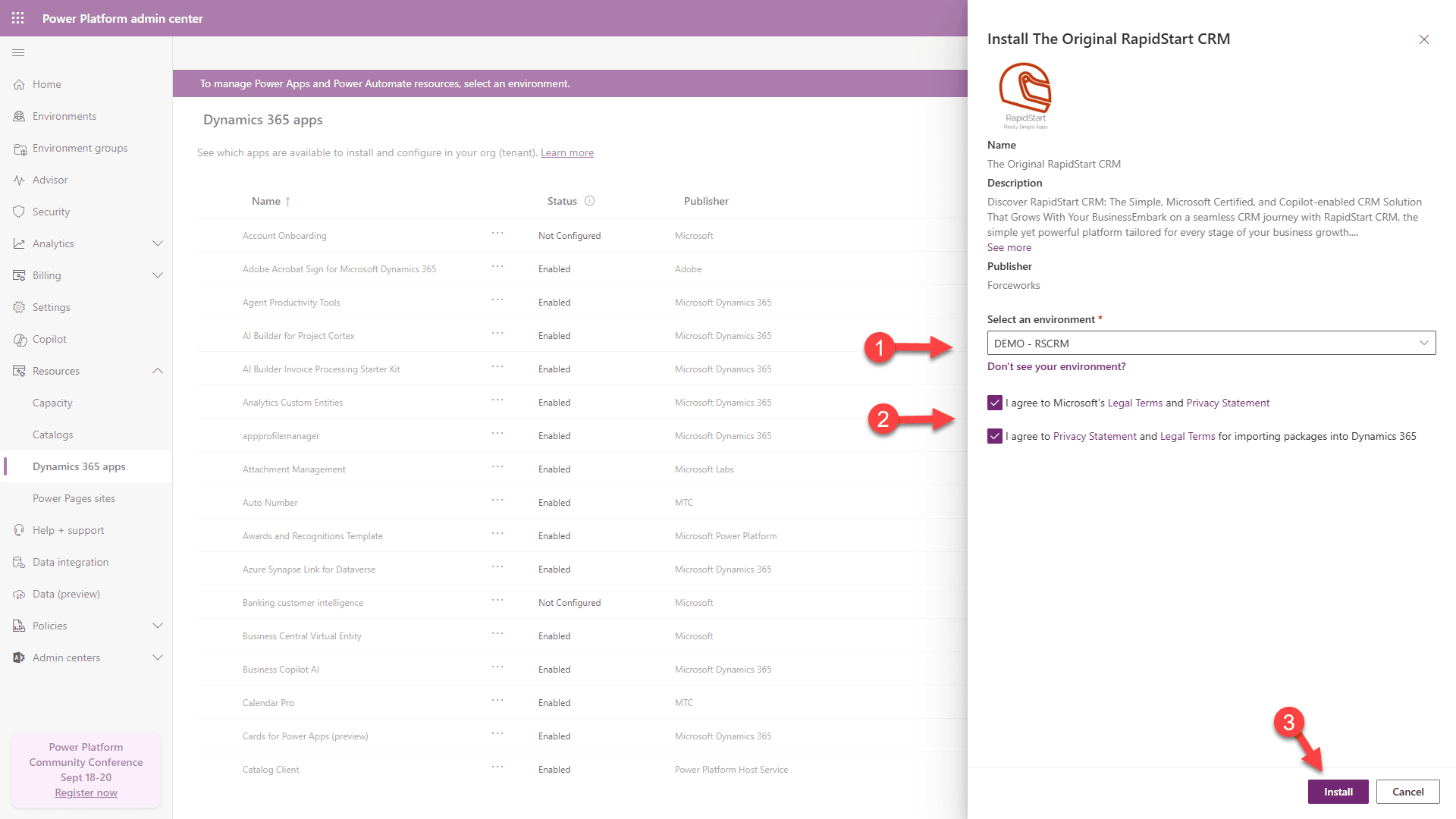 Assign security roles to users