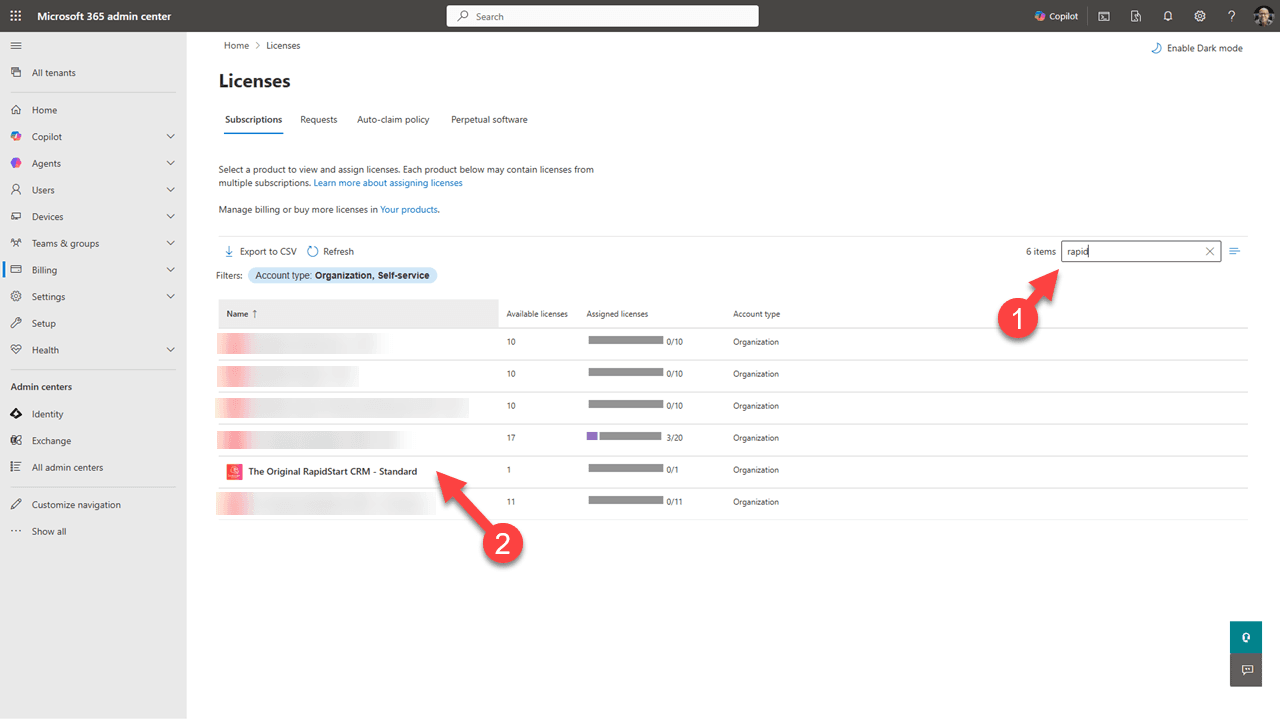 Assign security roles to users