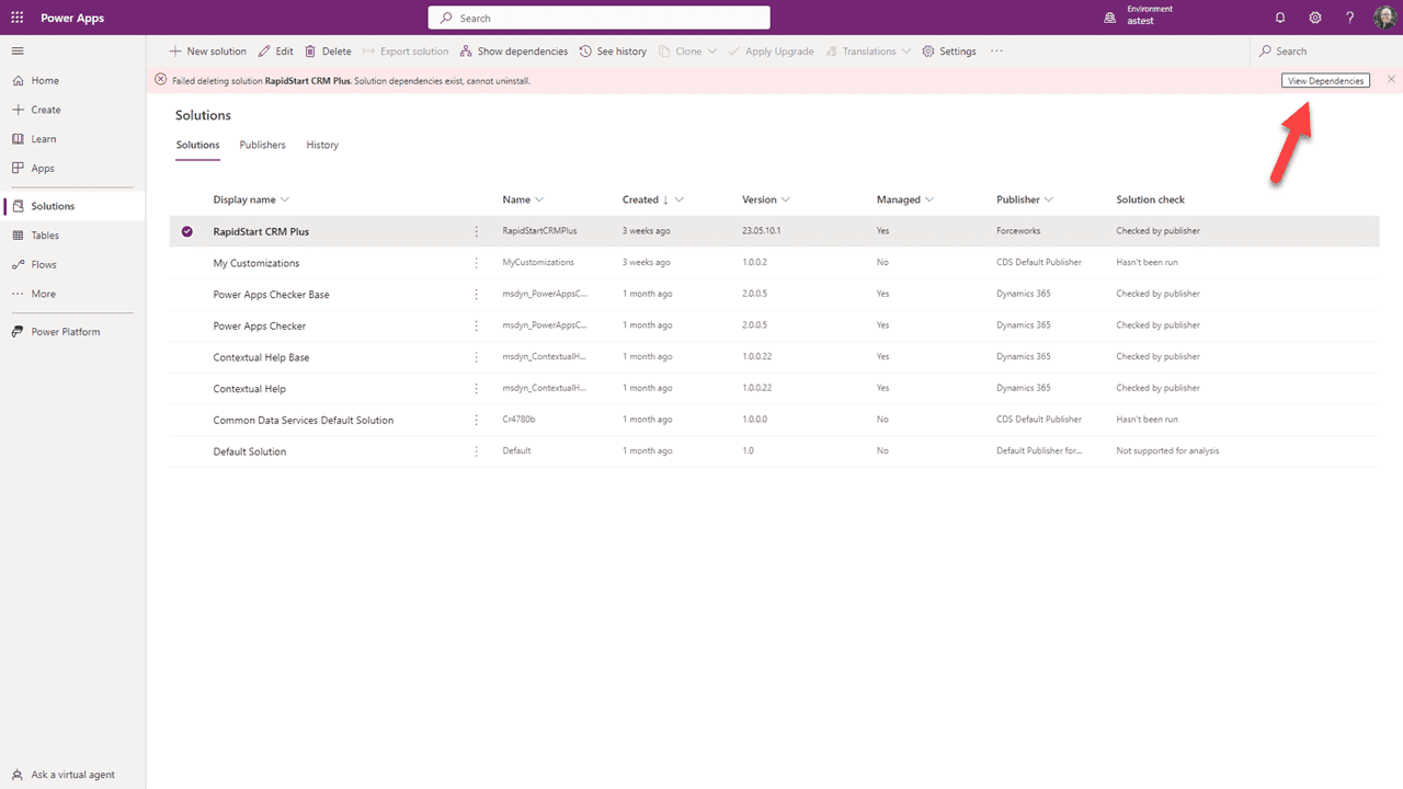 Klicka på tre prickar och välj Ta bort