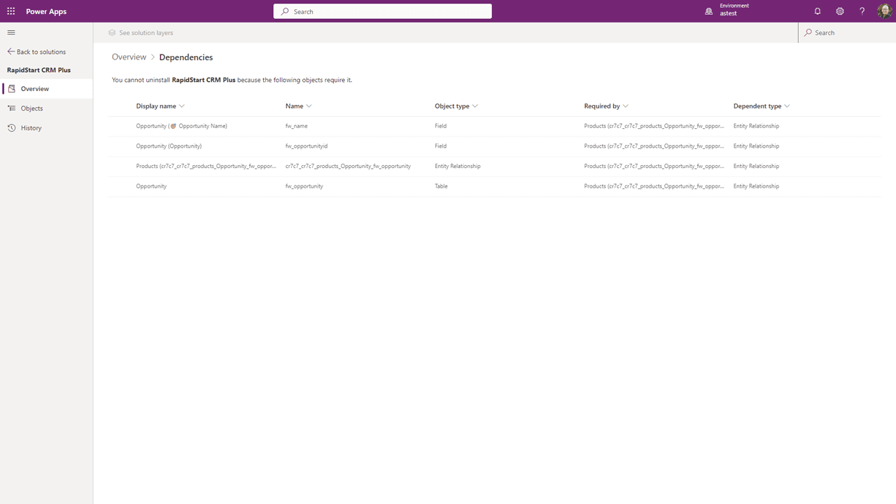 Confirm deletion dialog
